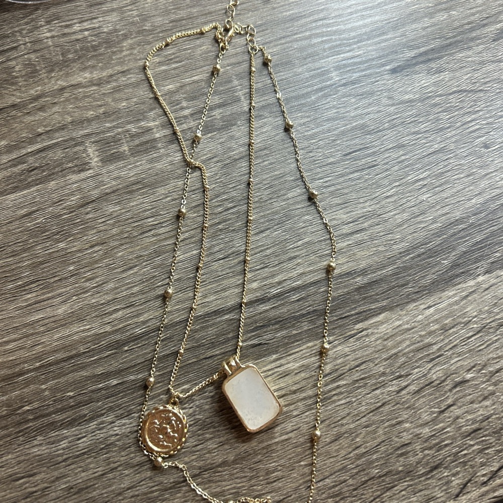 layered necklace